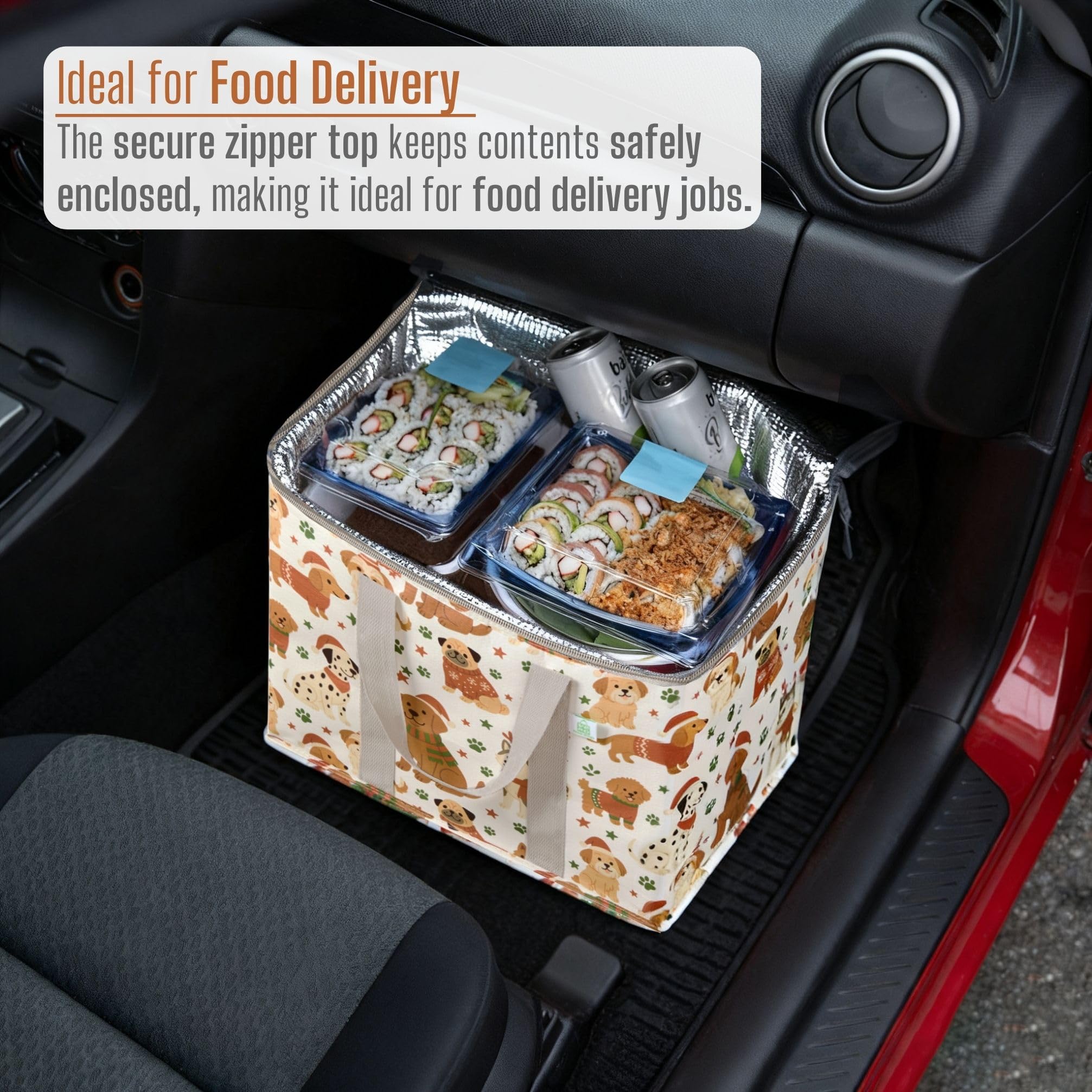 VENO heavy duty insulated cooler bag for bulky holiday items