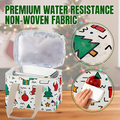 VENO lunch bag with water-resistant fabric to repel spills during commutes