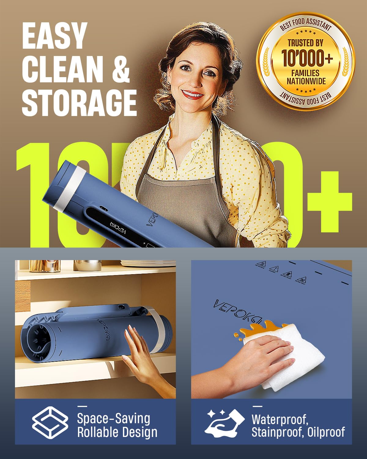 VEPOKA energy-efficient design maintains steady heat with lower power use