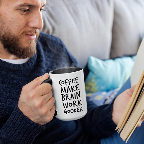 Veracco mug 11 or 15 oz capacity suits morning rituals