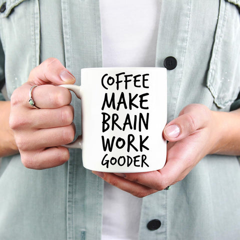 Veracco coffee mug is dishwasher safe for easy cleaning after busy days.