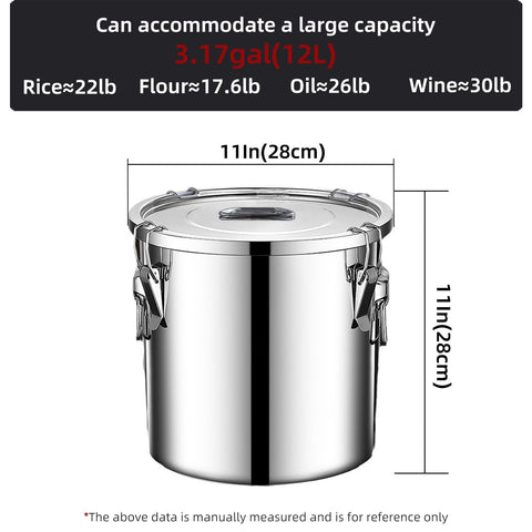 Airtight design with sealing ring keeps contents secure and fresh.