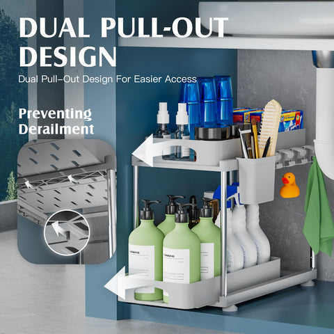 VERIFOST adjustable-height rack extending from 13.19 to 17.05 inches