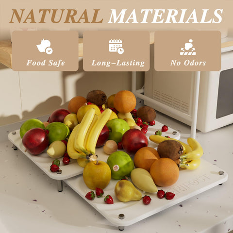 VERIFOST Pearl White drying stone quickly wicks moisture in seconds for dishes.