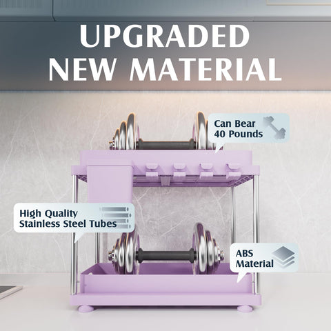 VERIFOST under-sink organizer height-adjustable design adapts to cabinet heights.