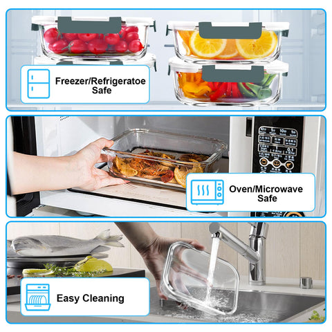 VERONES borosilicate glass withstands oven and microwave use for simple cooking.