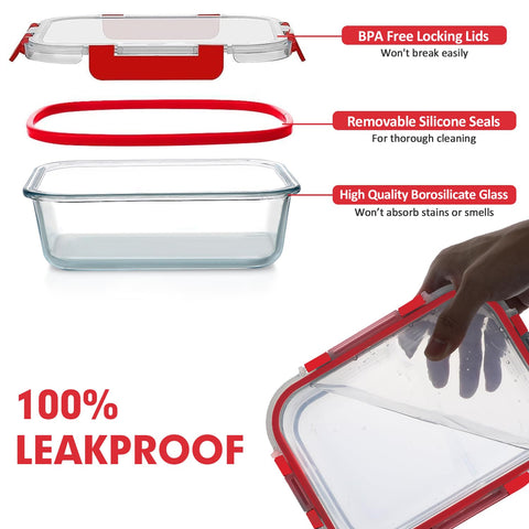 VERONES borosilicate glass safe for oven and microwave use.