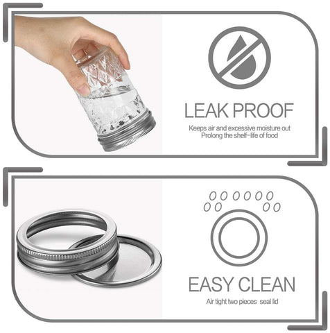 Crystal-clear VERONES jar highlights contents while staying food-safe