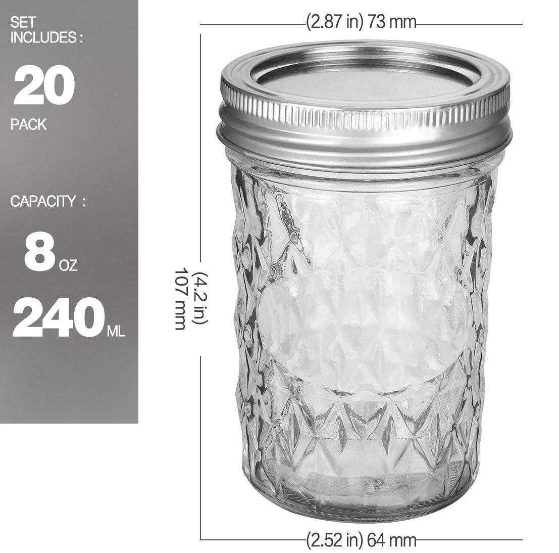 Extra lids included for quick replacement and ongoing canning projects