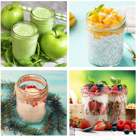 VERONES mason jar set ideal for DIY gifts and craft projects