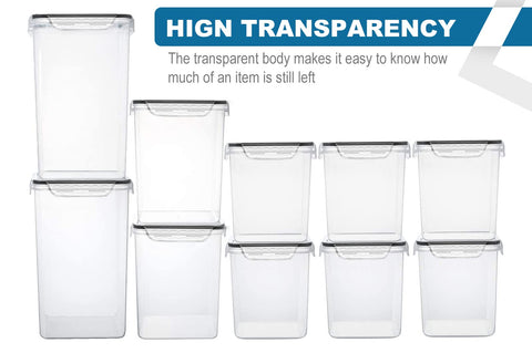 VERONES medium 2.5L airtight container for dry ingredients and snacks.