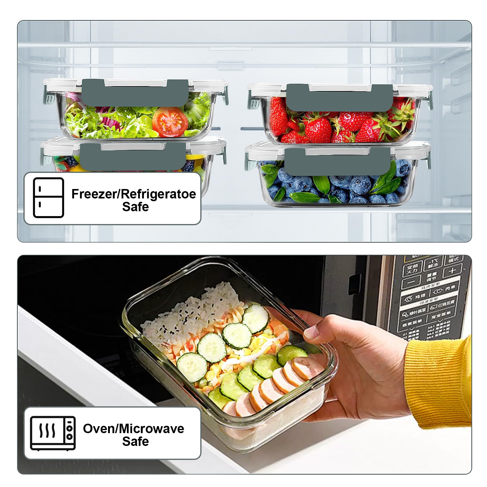 VERONES non-toxic glass storage emphasizing flavor preservation without plastic contact.
