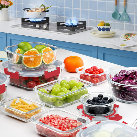 VERONES portable glass containers for on-the-go meals.