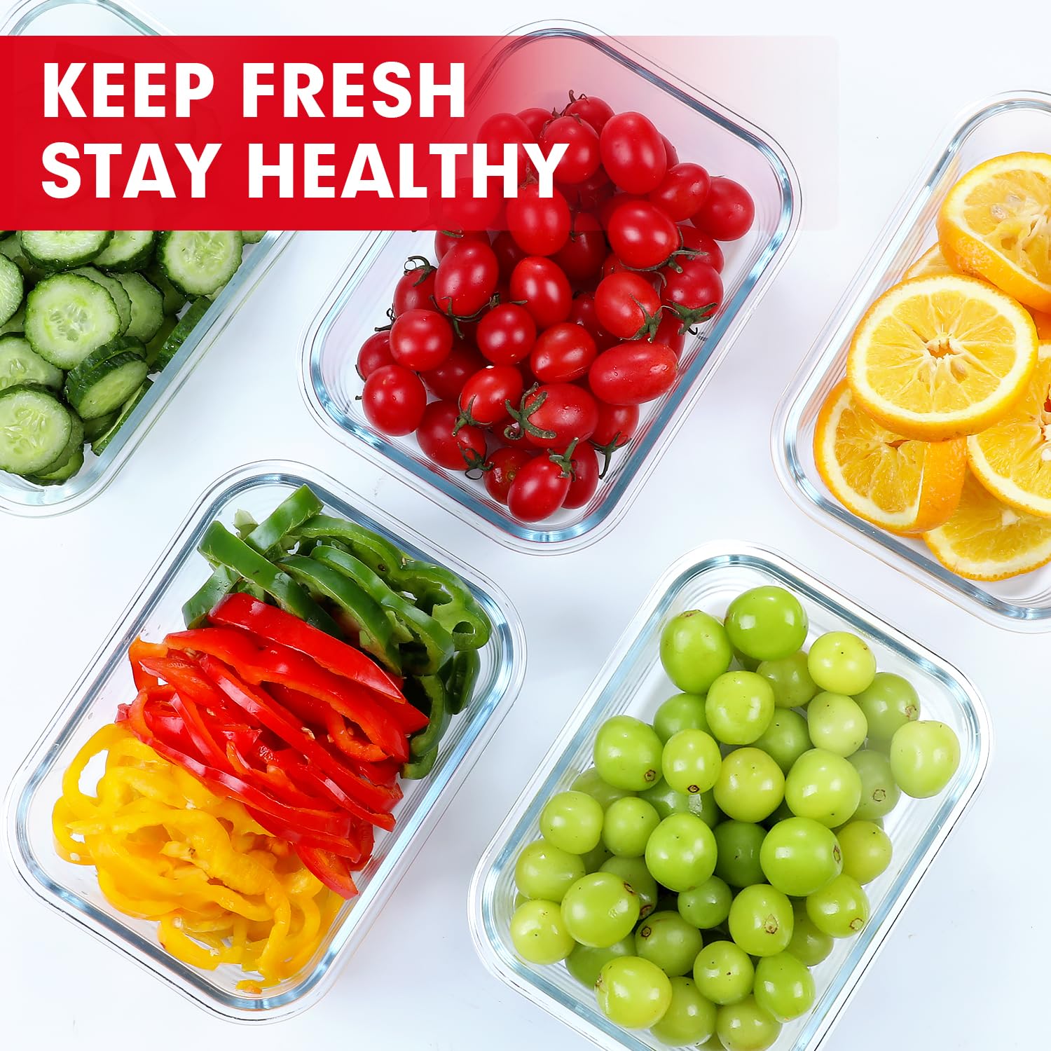 VERONES portable glass containers are non-toxic and easy to transport.