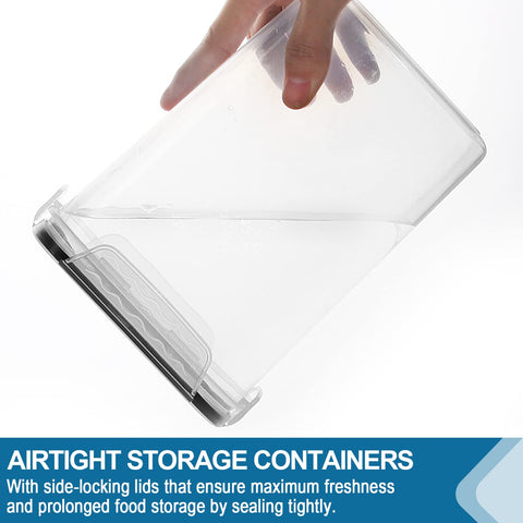 VERONES transparent-bodied container showing contents for quick stock checks.