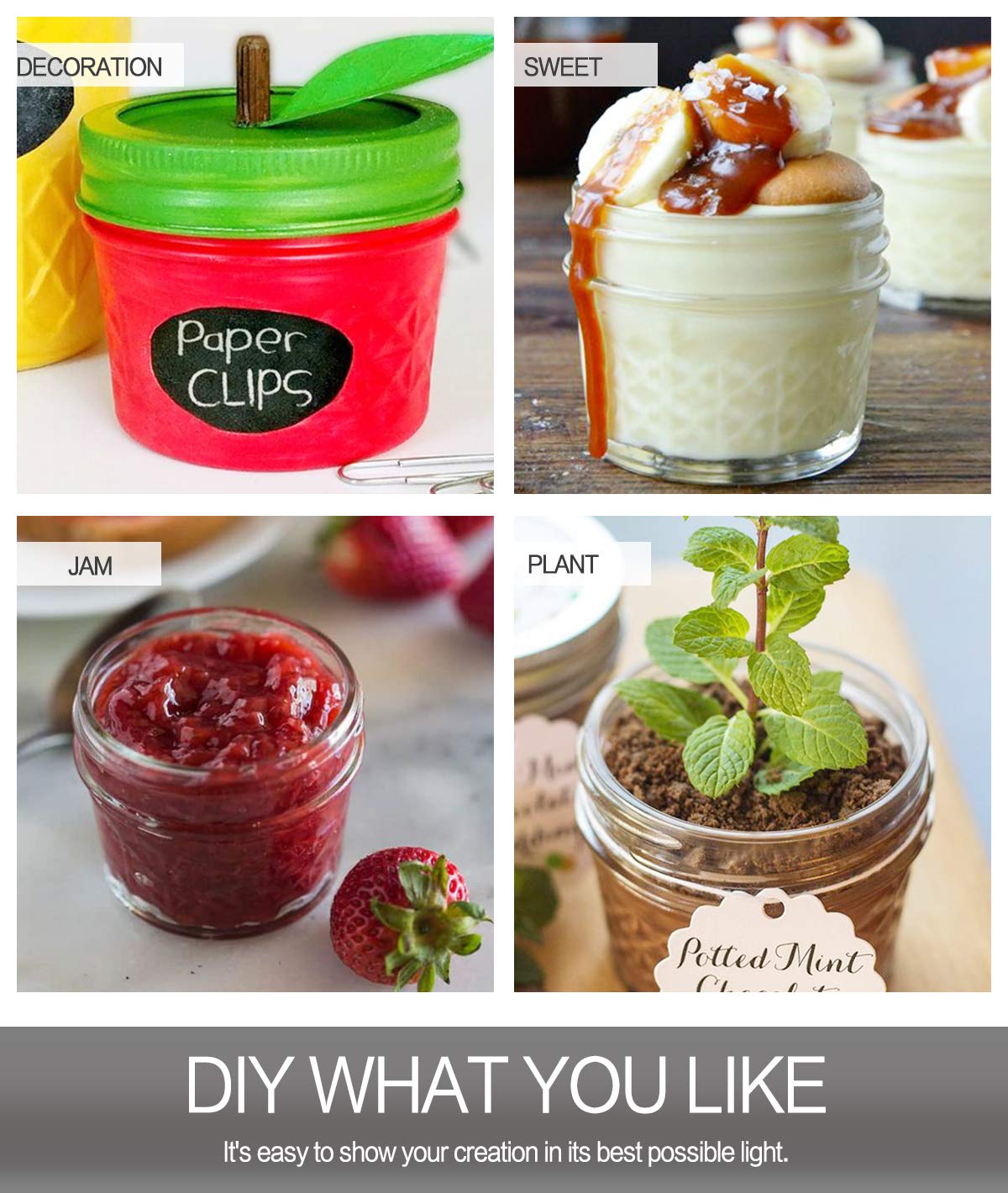 VERONES jars perfect for wedding favors and DIY gifts