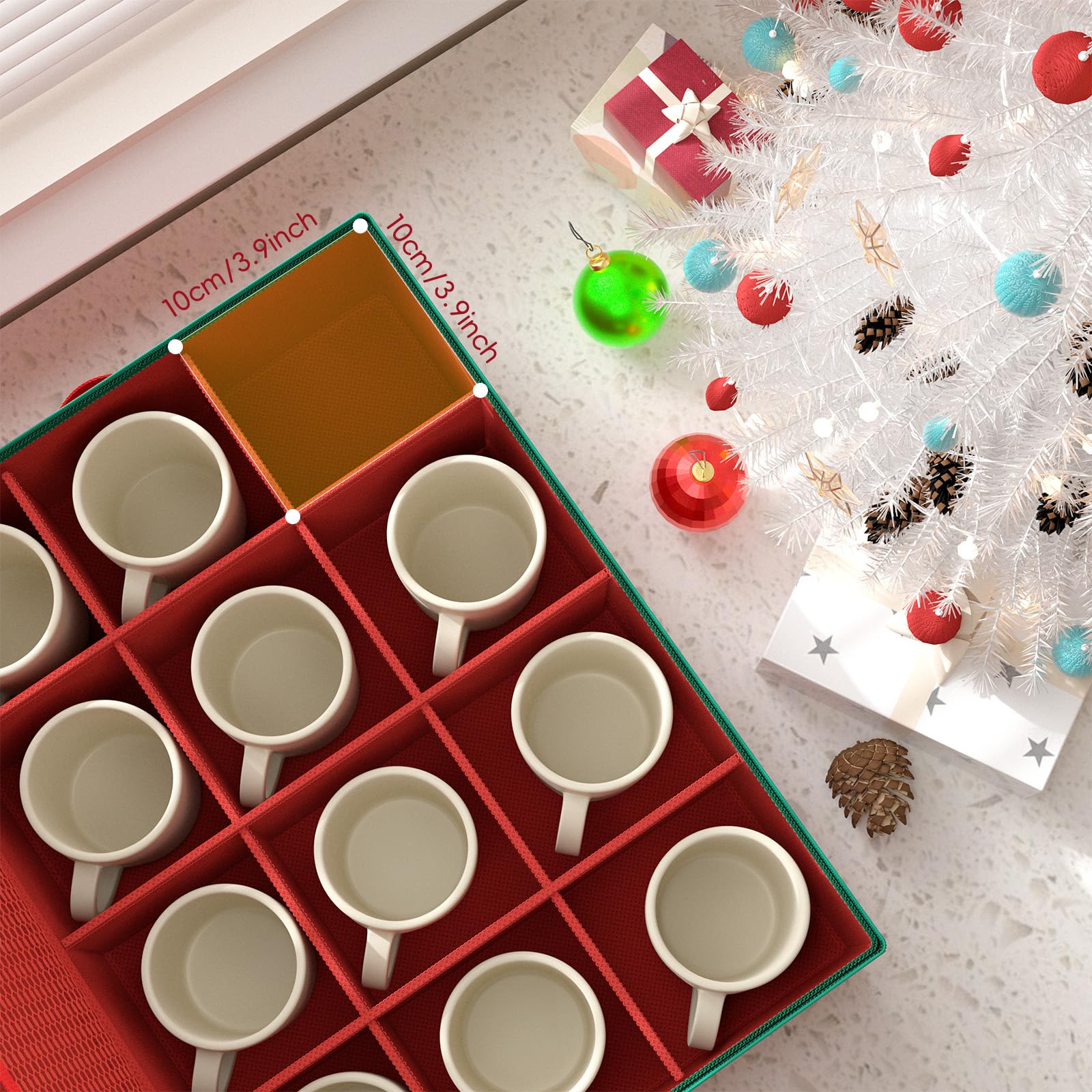 VERONLY collapsible flat design saves storage space when empty.