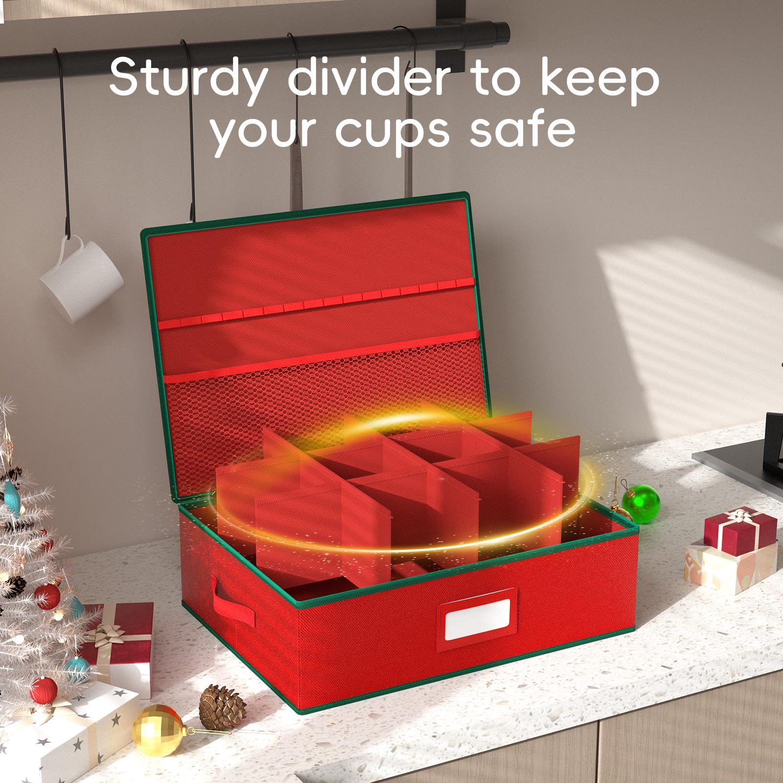 VERONLY lid and handles enable easy transport and access.