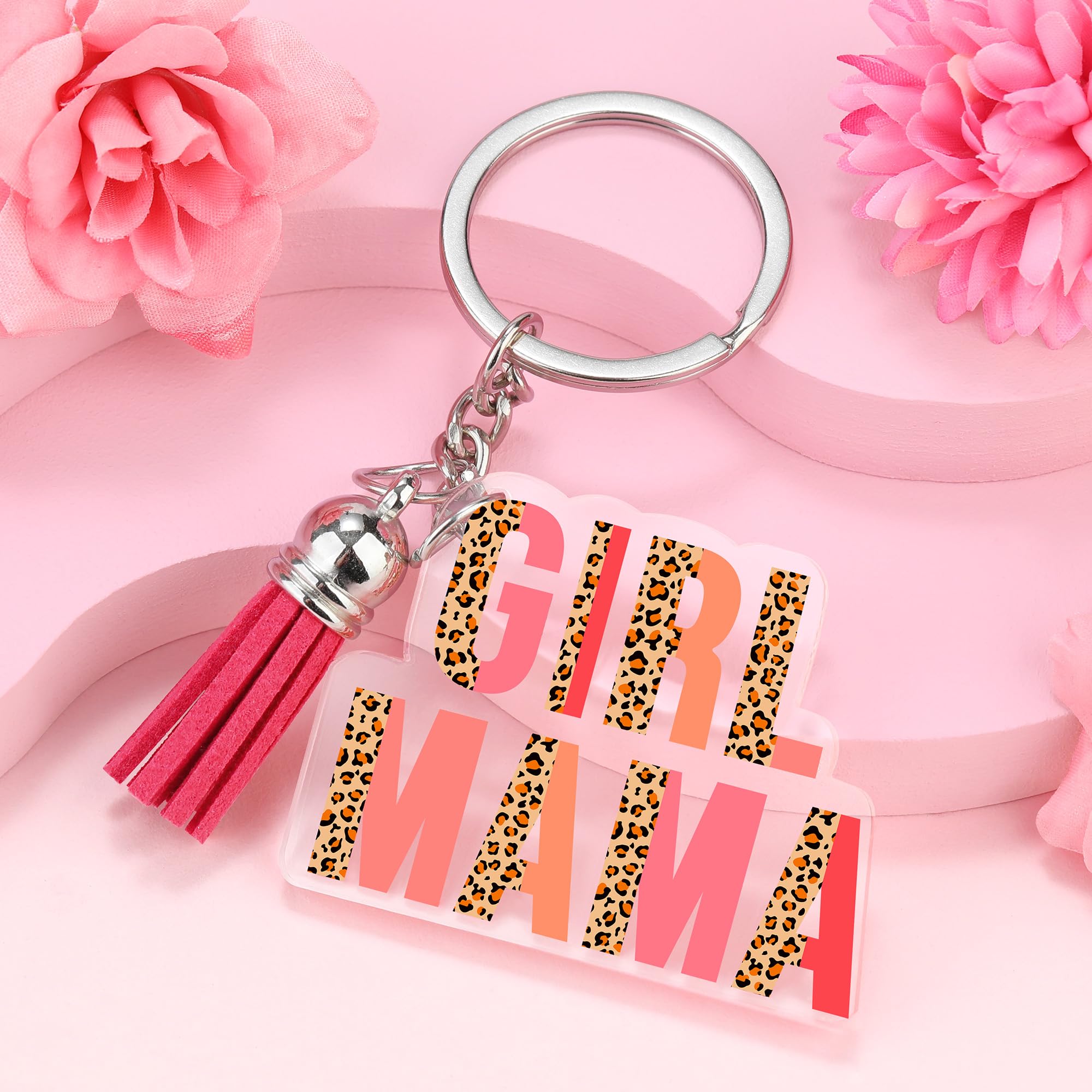 Verouis acrylic mom keychain complements everyday errands and reminders