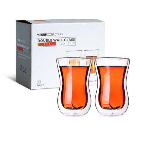 Verre Collection ideal for Turkish tea and coffee service at home.