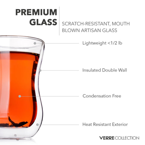 Verre Collection set of 2 lightweight cups ideal for daily use.
