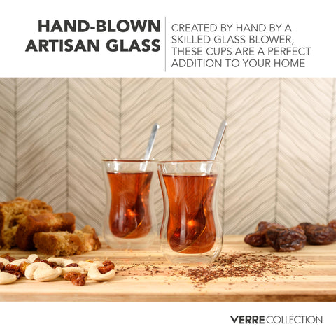 Verre Collection thermally insulated walls preserve flavor across sips.