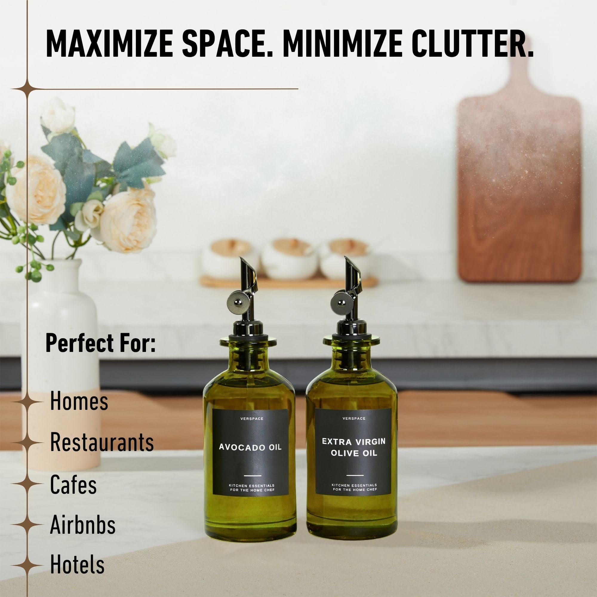 Verspace 304 stainless steel components resist rust for long-lasting beauty.