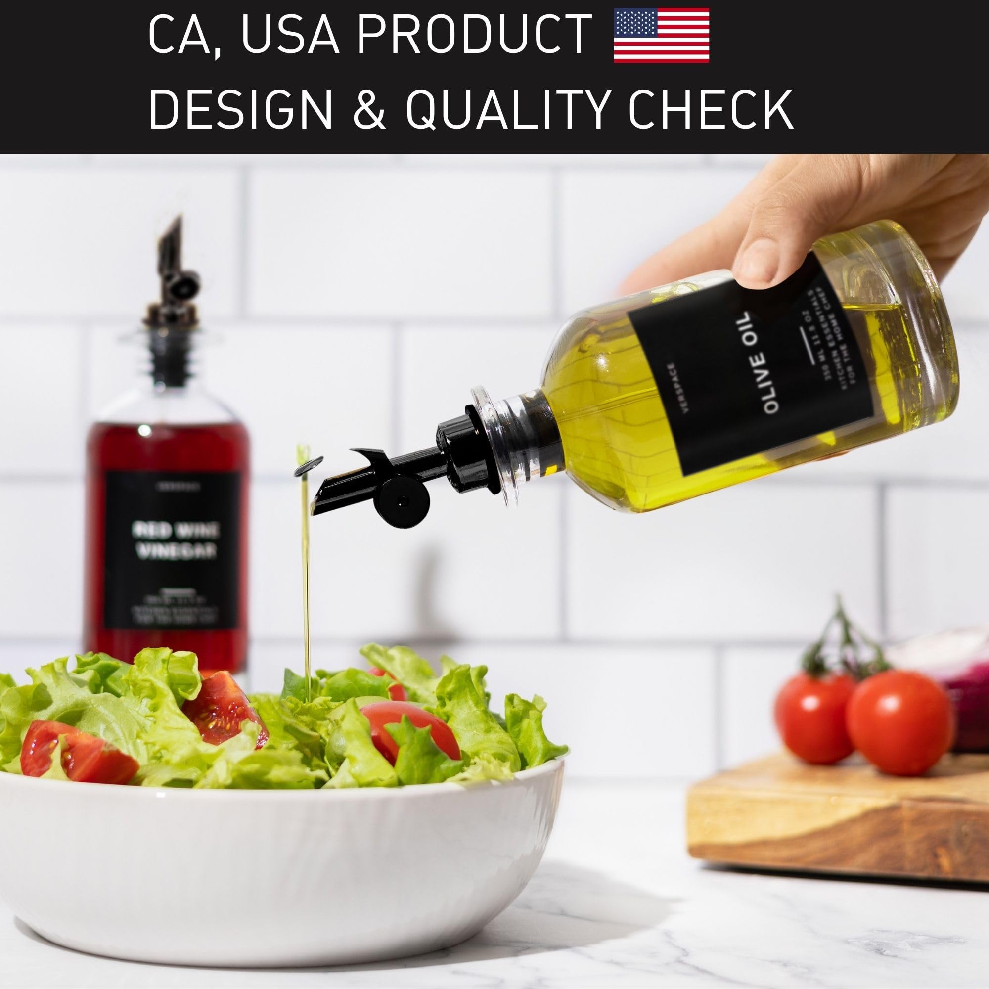 Verspace 40 labels included for labeling oils, sauces, and syrups.