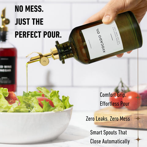 Verspace UV blocking glass keeps olive oil fresh and flavorful