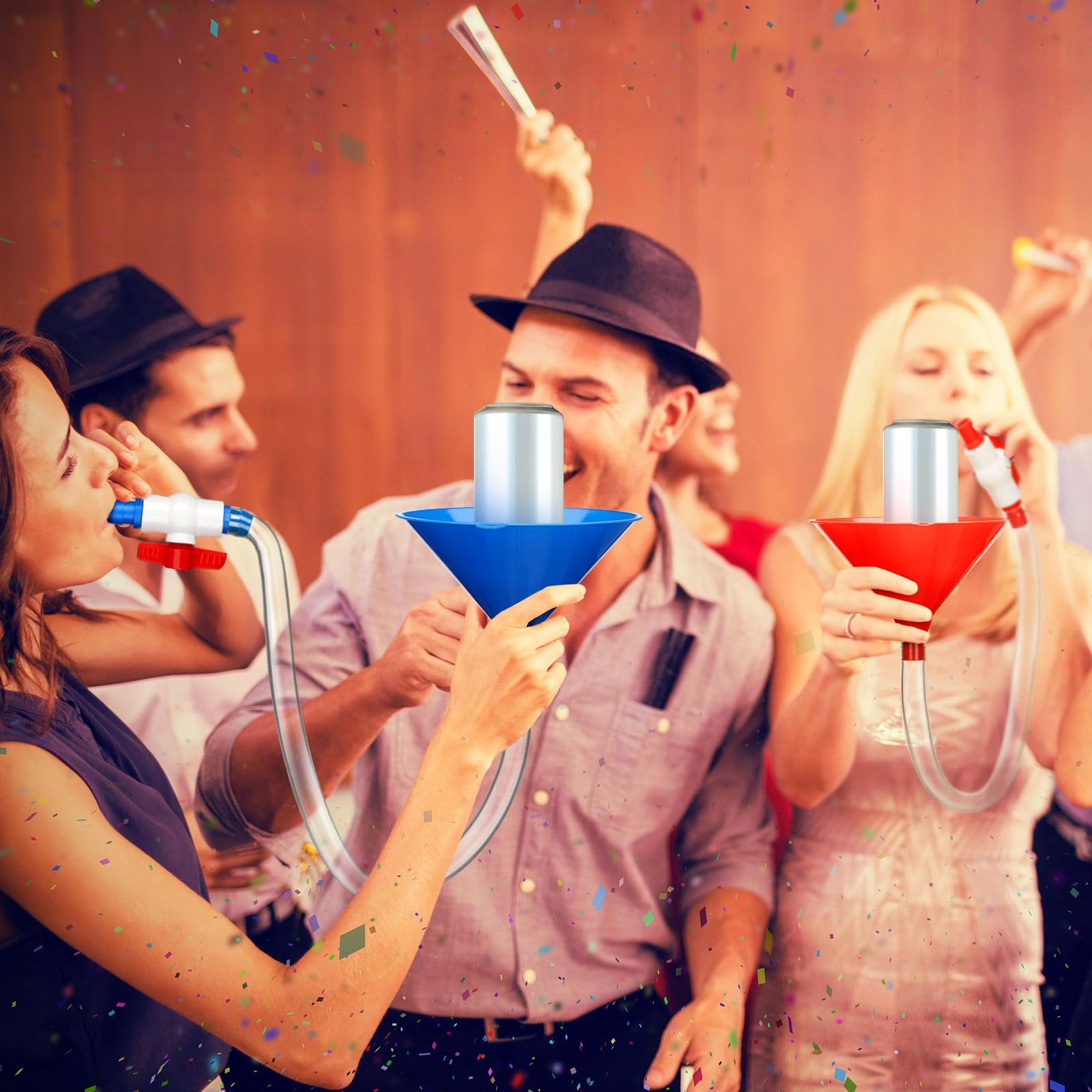 Vertintong eight-mouthpiece set enables fast swaps during party sessions.