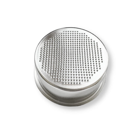 VeryBarista IMS Big Bang flat-bottom basket promotes uniform extraction in bottomless setups.