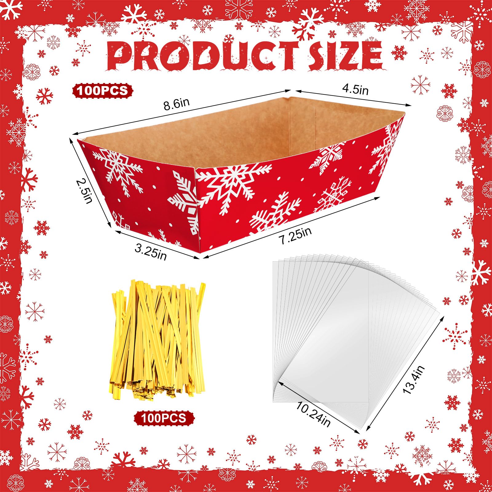 Vesici clear bread bags ready for neat loaf packaging