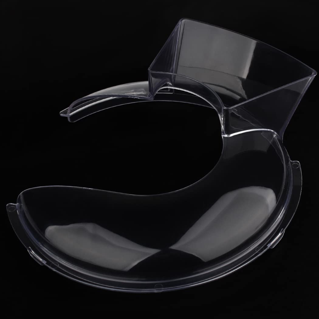 Veterger pouring shield facilitates post-use cleanup and maintenance