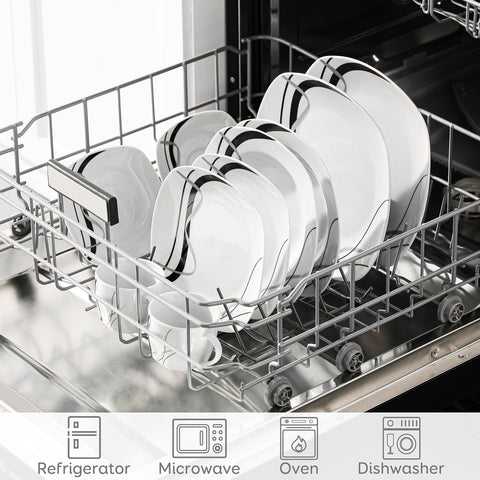VEWEET Fiona saucer 5.7-inch, stabilizes cups and adds refined finish.