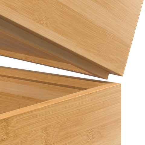 VeyFey multi-functional bamboo tray adapts to different drawer sizes.