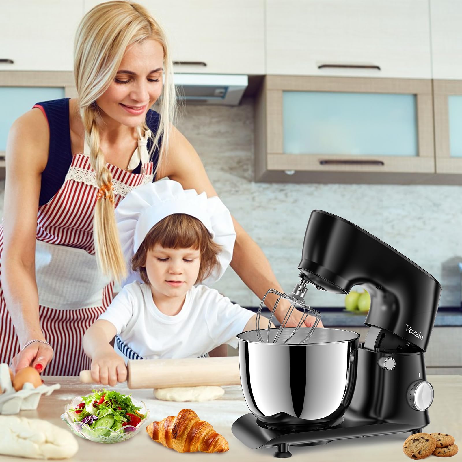 Vezzio egg white separator facilitates light, fluffy mixtures.