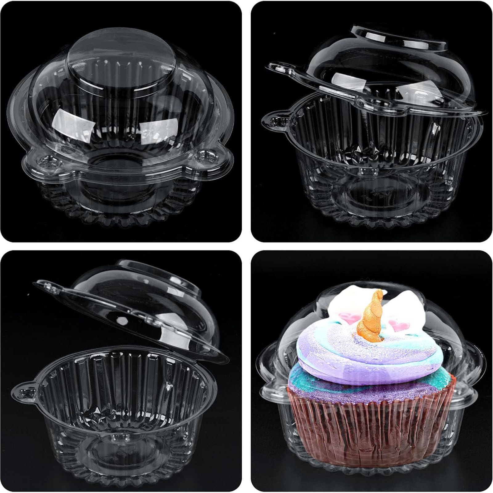 VGOODALL transparent design highlights pastries while preserving freshness.