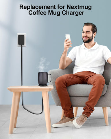 vhbw charger with power cord included for ready setup