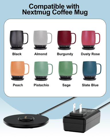 vhbw metal charging pins on the coaster deliver durable electrical contact