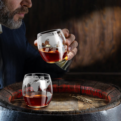 VI AI whiskey glass fits whiskey, bourbon, vodka, or cocktails at home.