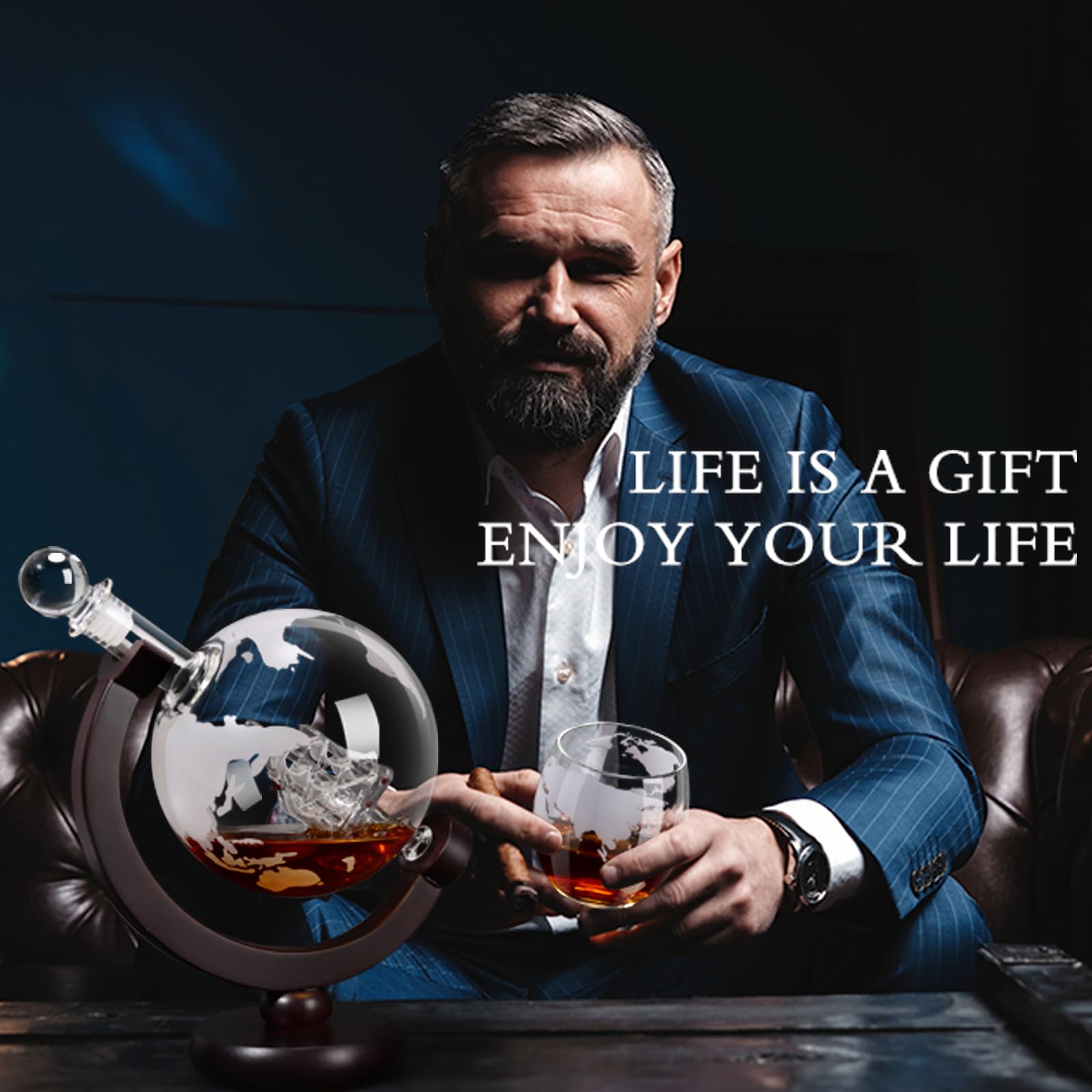 VI AI Father’s Day gift decanter set, perfect for special occasions and gifting