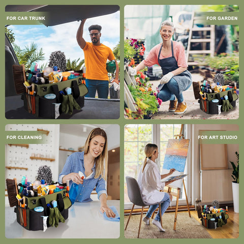 Viajero wearables organizer versatile for housekeeping on the go