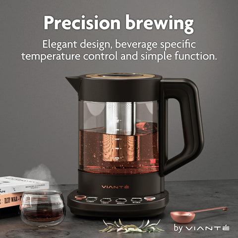 Vianté kettle temperature control perfect for white tea brewing