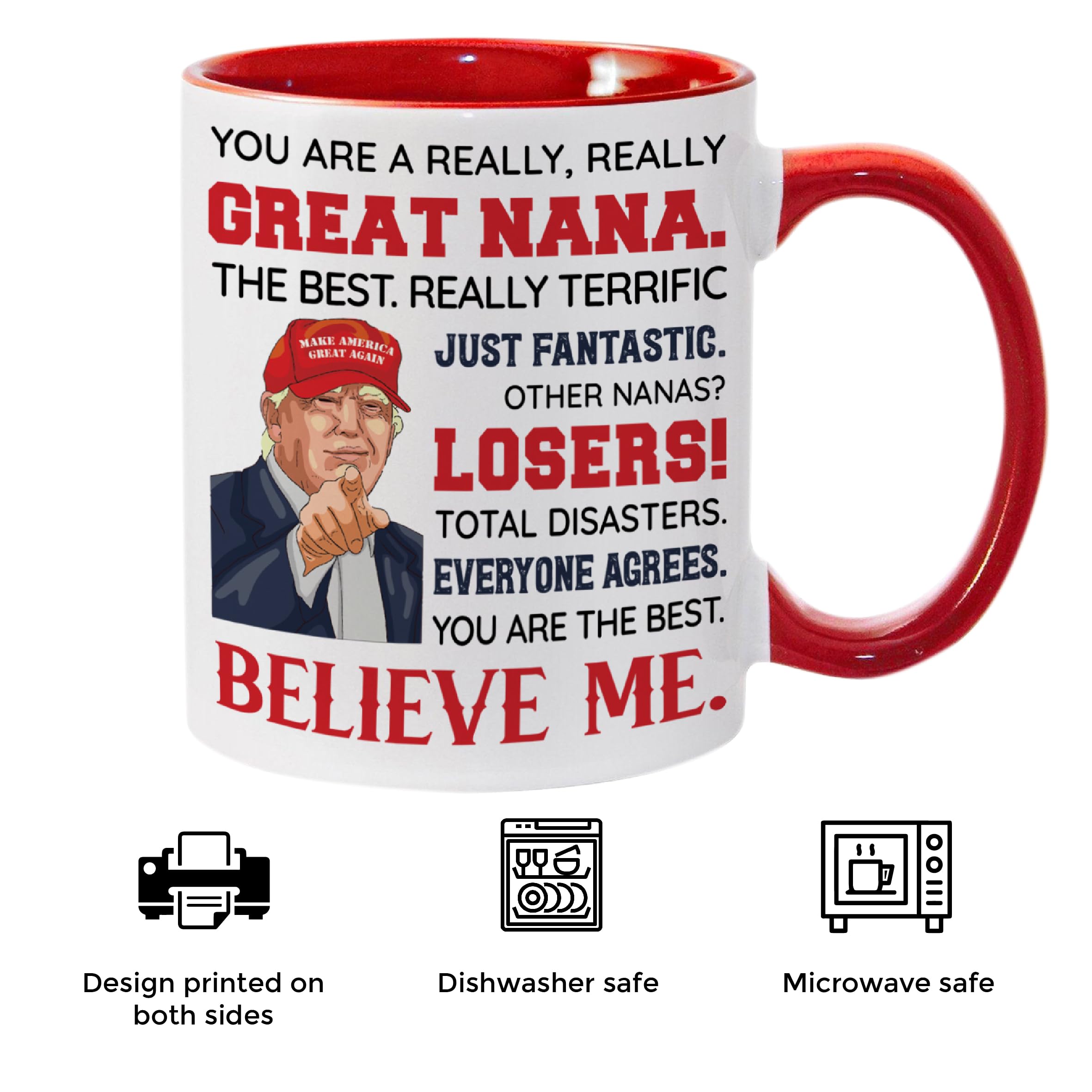 Viberty Nana mug outdoors, suitable for picnics, camping, or beach days.