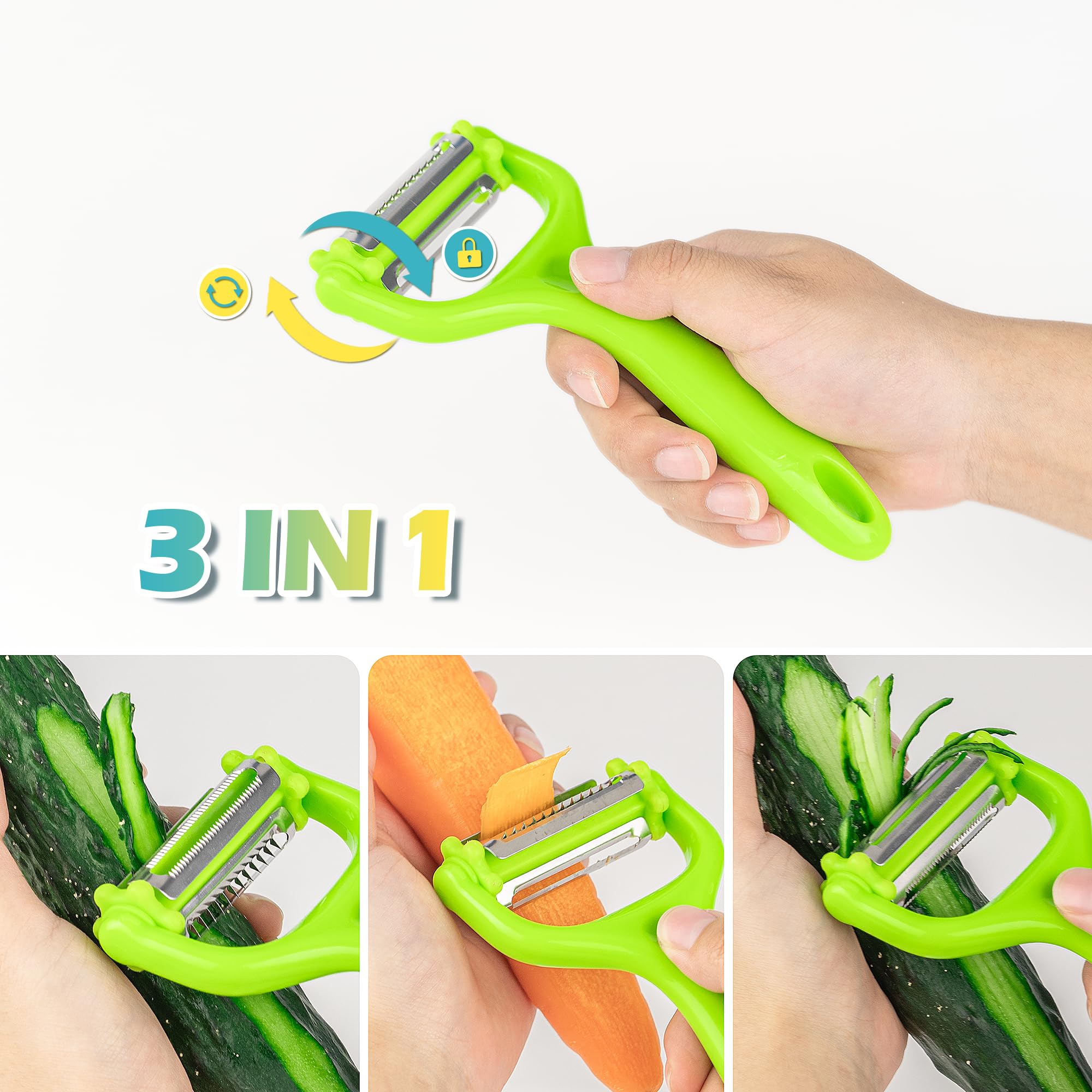 VIBIRIT kitchen scissors in use show ergonomic grip.