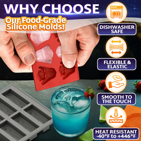 Vibrant Kitchen Chocolate Planet Molds for themed goodies