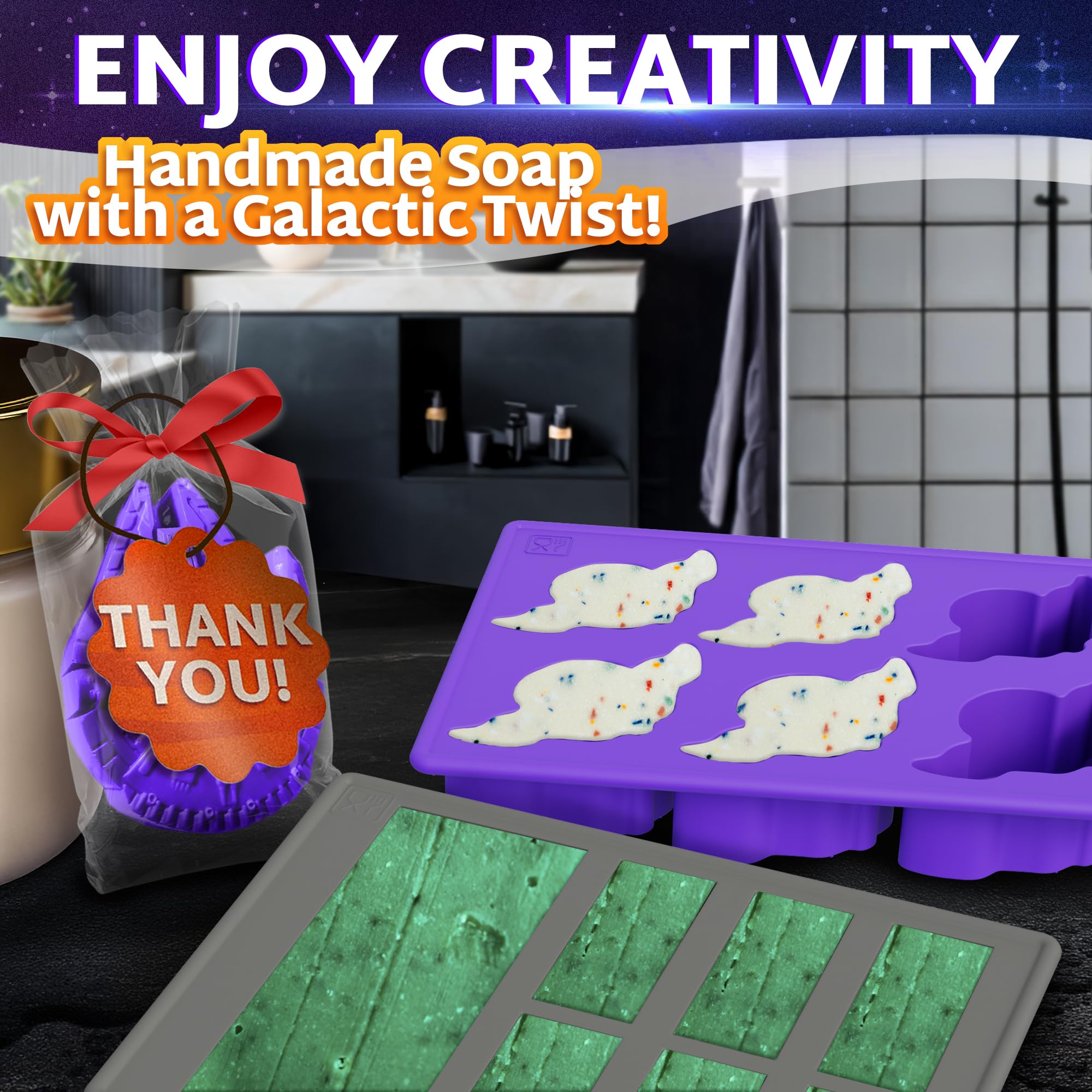 Vibrant Kitchen Party Drink Ice Molds for cool gatherings