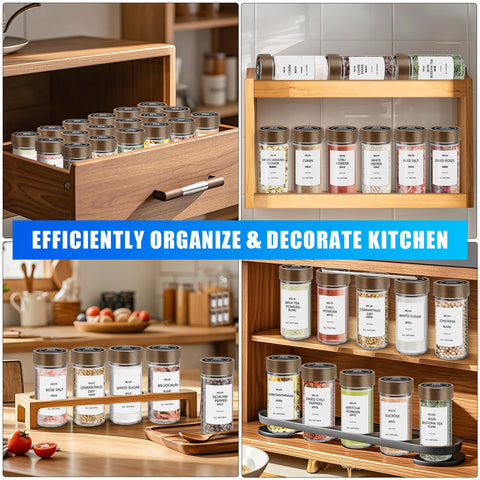 VIBRATITE acacia lids seal tightly to preserve aromas