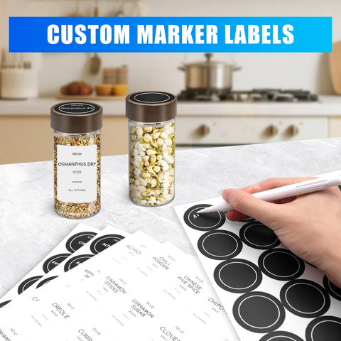 VIBRATITE labels and pens for fast spice identification