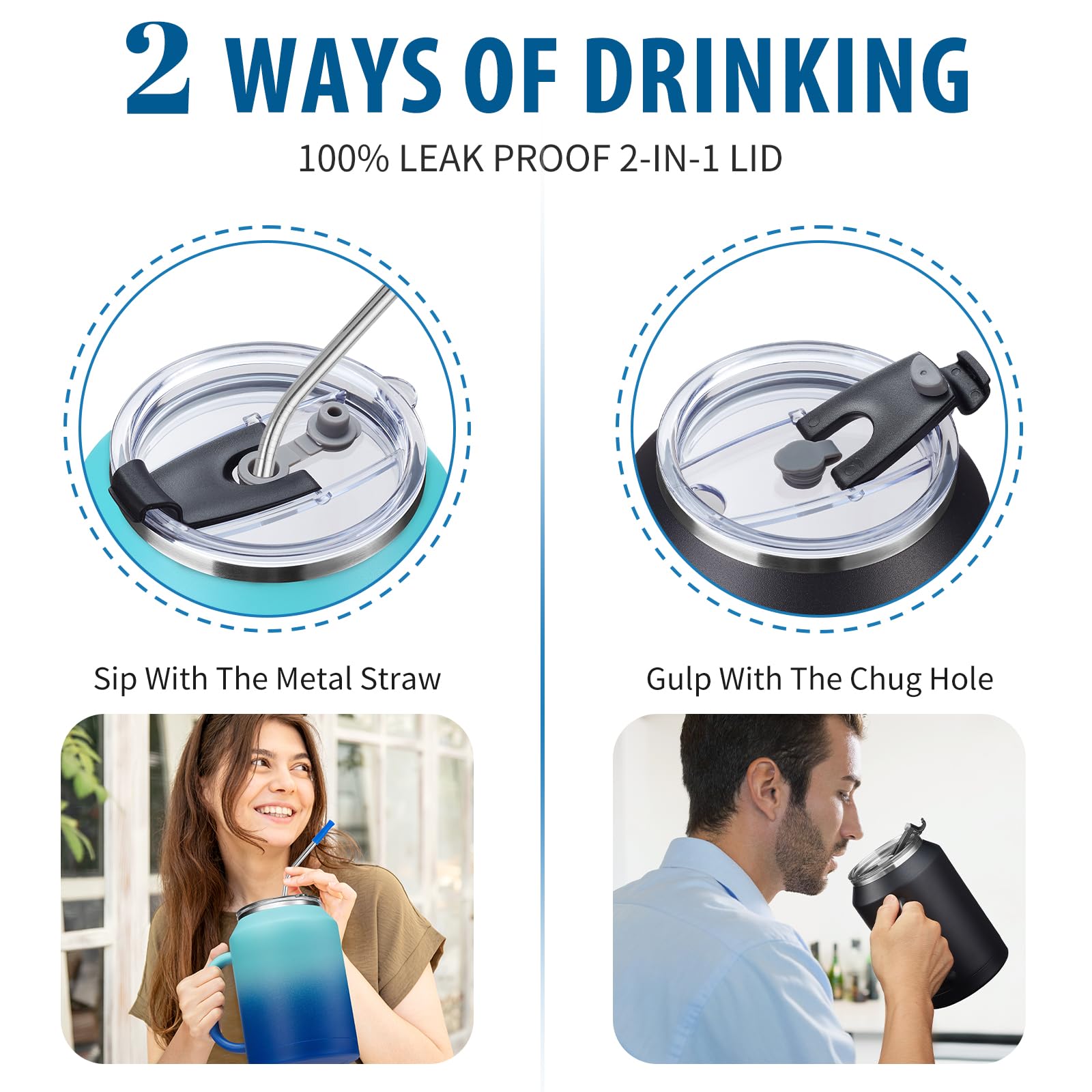 VICKNIY stainless steel body showing durable, non‑toxic material.